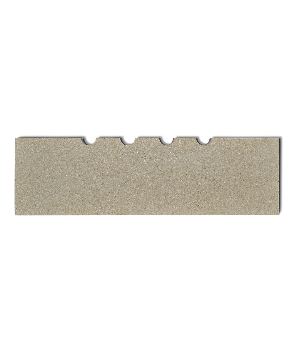 Fireplace Malibu pierre de plaque arrire bas B